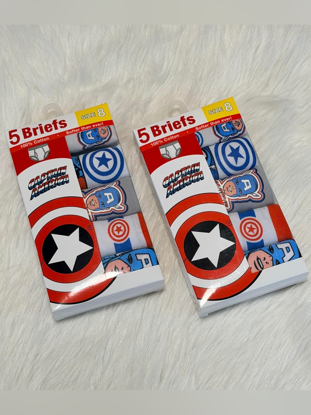 MARVEL CAPTAIN AMERICA a 5 pack Briefs - 2 boxes